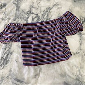 Off-Shoulder Crop Top